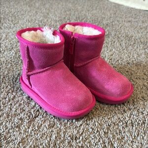 Vibrant Pink Toddler Boots
